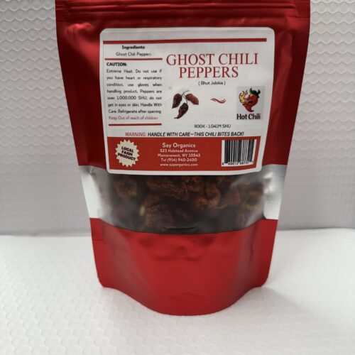 ghost chili peppers (bhut jolokia), dried
